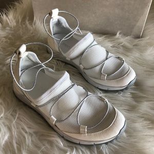 Jimmu Choo Andrea white/silver sneakers
